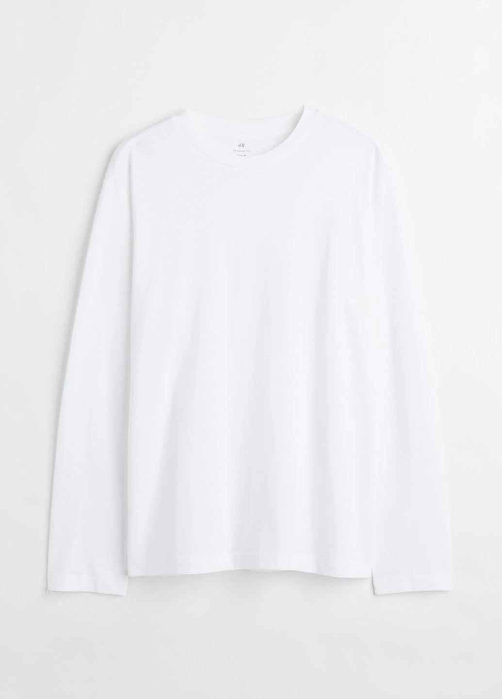 Белый демисезонный кэжуал лонгслив H&M