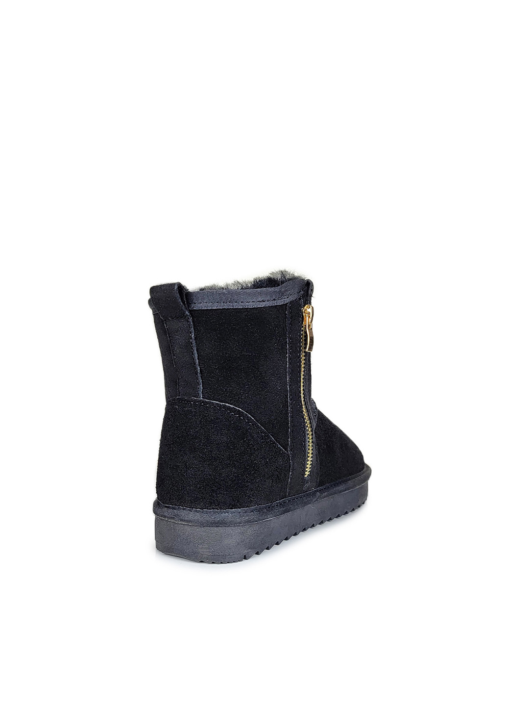 Классические угги замша черные с молнией,,607-8 чернзамш,36 Fashion (271126462)