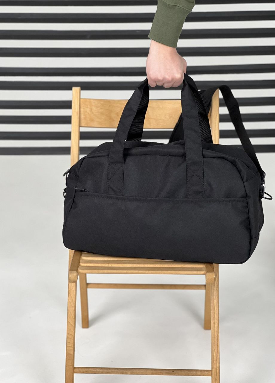 Сумка на плече з тканини чорна універсальна модель 24L на 2 відділення ToBeYou сумка м (271700656)