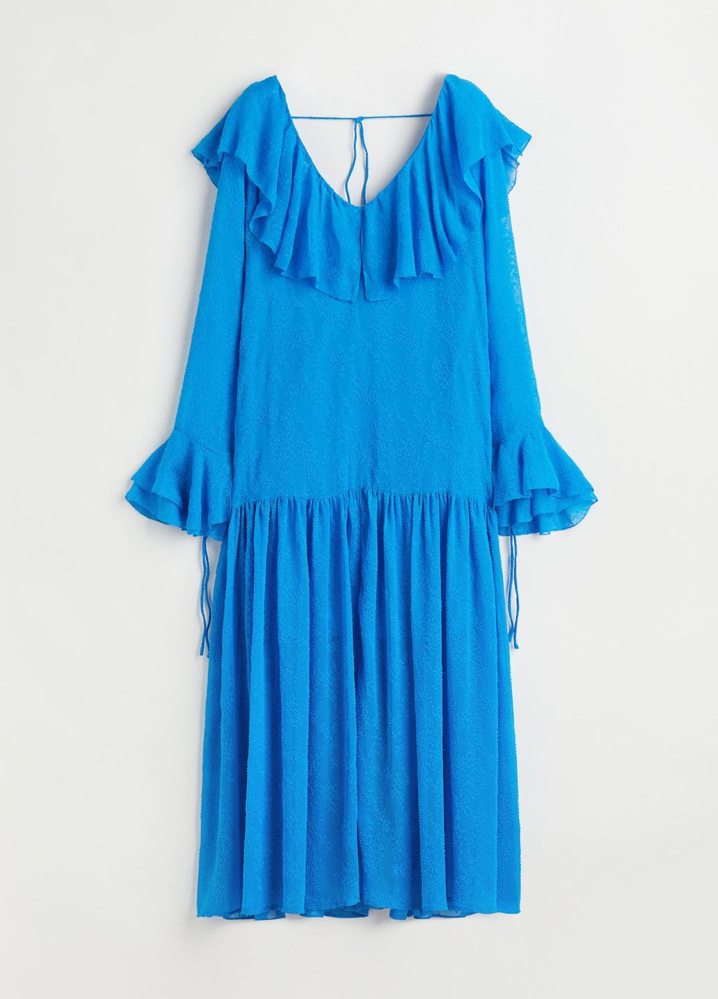 Синя повсякденний сукня H&M однотонна