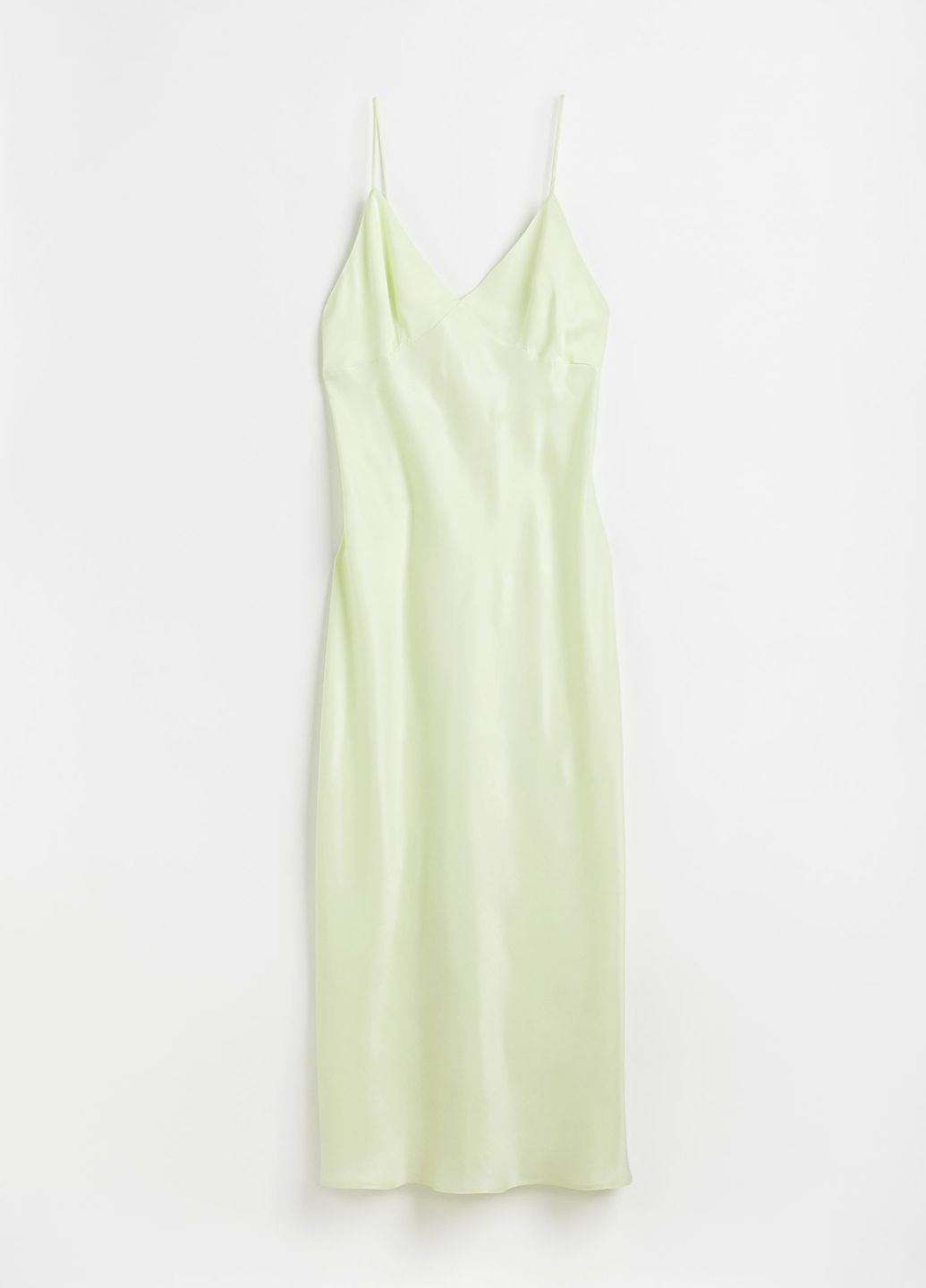 Салатовое повседневный платье H&M однотонное