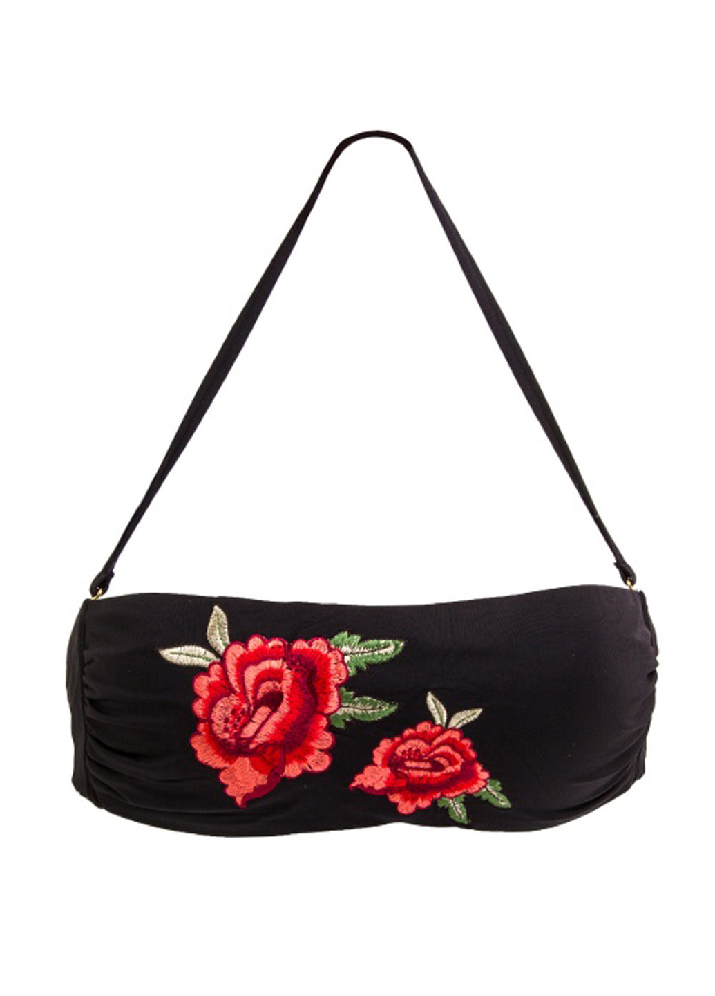 Чорний літній купальник ro00 чорний роздільний Verdissima Rose