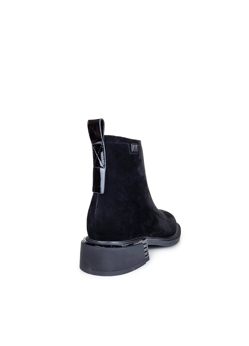 Жіночі черевики замшеві чорні на низькому каблуці,H135-863-C421 замш,,36 Brocoli (271126458)