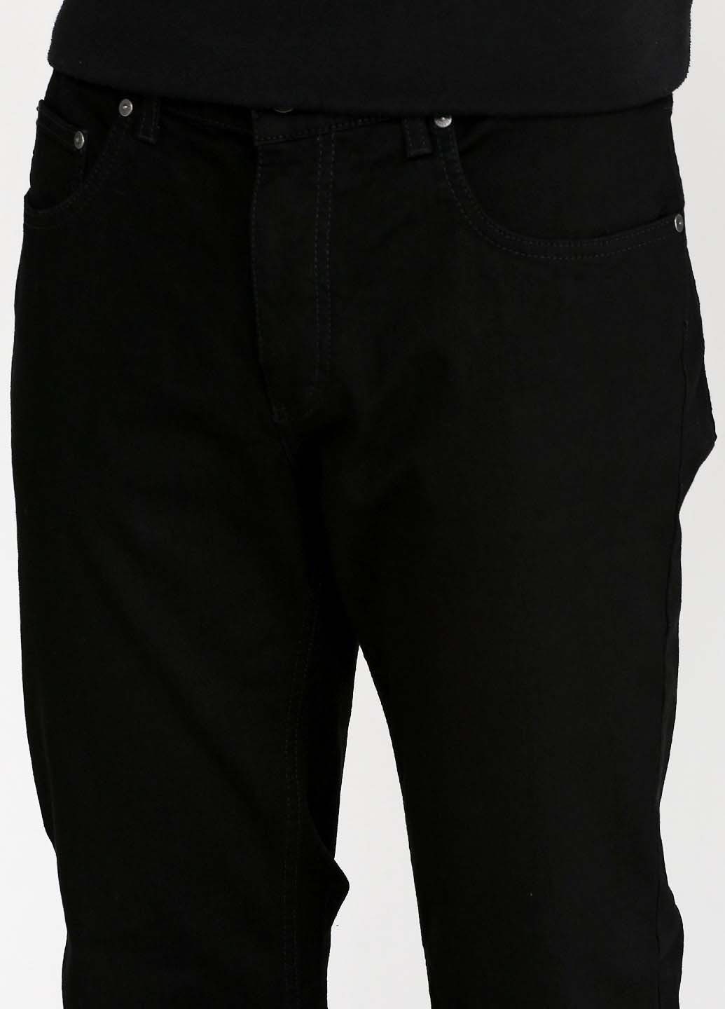 Черные регюлар фит джинсы P-4-043 Pioneer