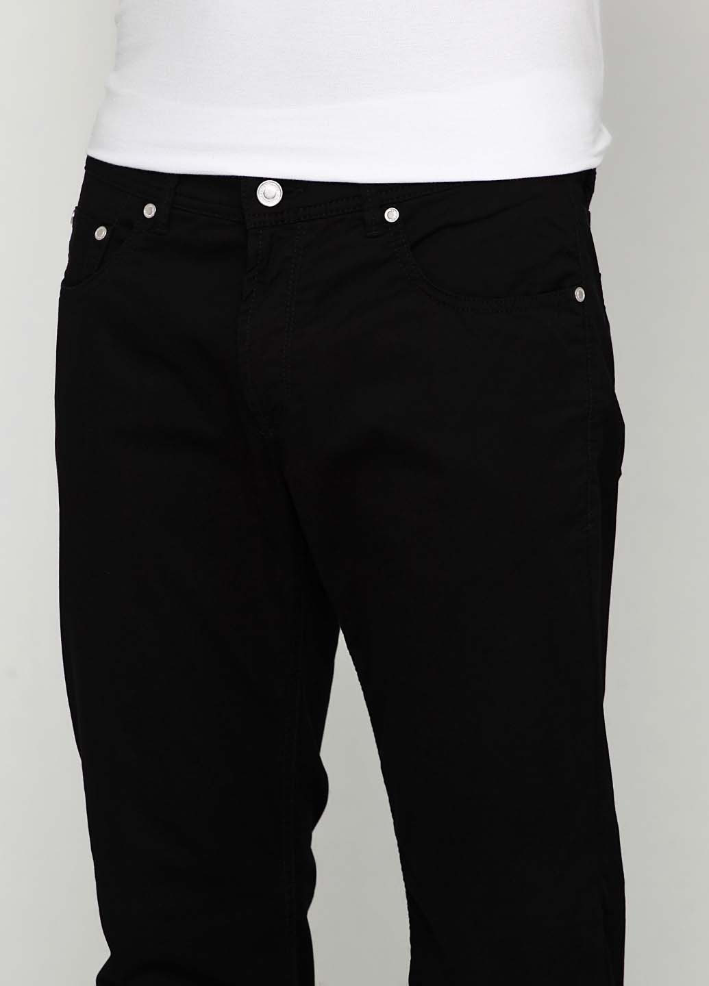 Черные регюлар фит джинсы BD-11-002 Baldessarini