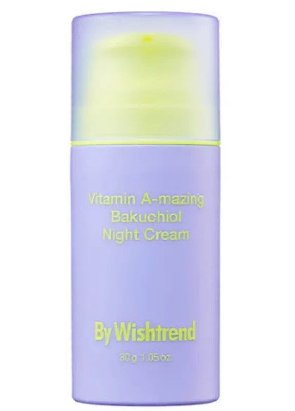 Ночной крем с ретинолом и бакучиолом Vitamin A-mazing Bakuchiol Night Cream By Wishtrend (271399956)