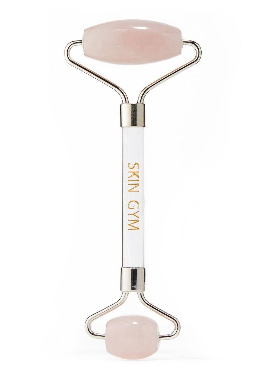 Ролер з кристалом рожевого кварцу GYM Rose Quartz Facial Roller Skin (271399921)