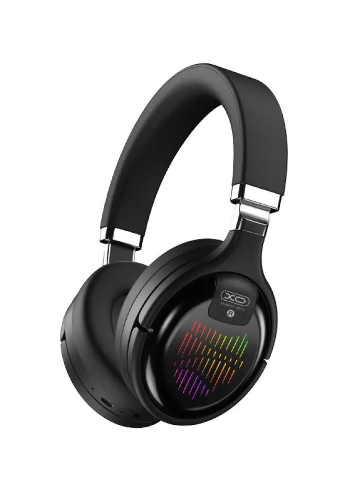Бездротові Bluetooth-навушники BE18 з RGB підсвіткою Чорні XO (271530839)
