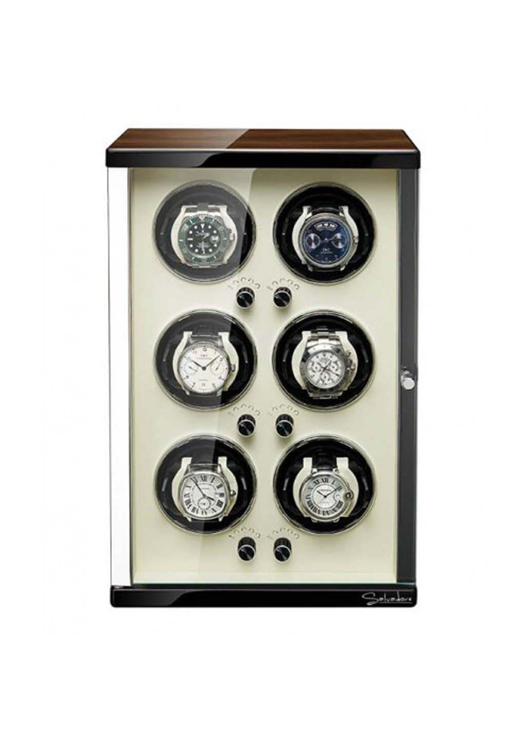 Шкатулка для підзаводу 6 годинників SL/3060-BRW 6X6 24,5х18х41,5 Salvadore (271395521)