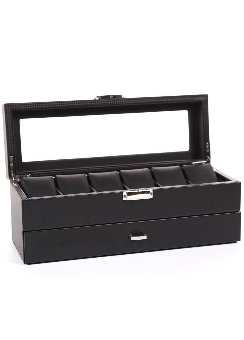 Шкатулка для зберігання годинників 6PU.FIB.JW.BL 34х12х13 Craft (271395167)