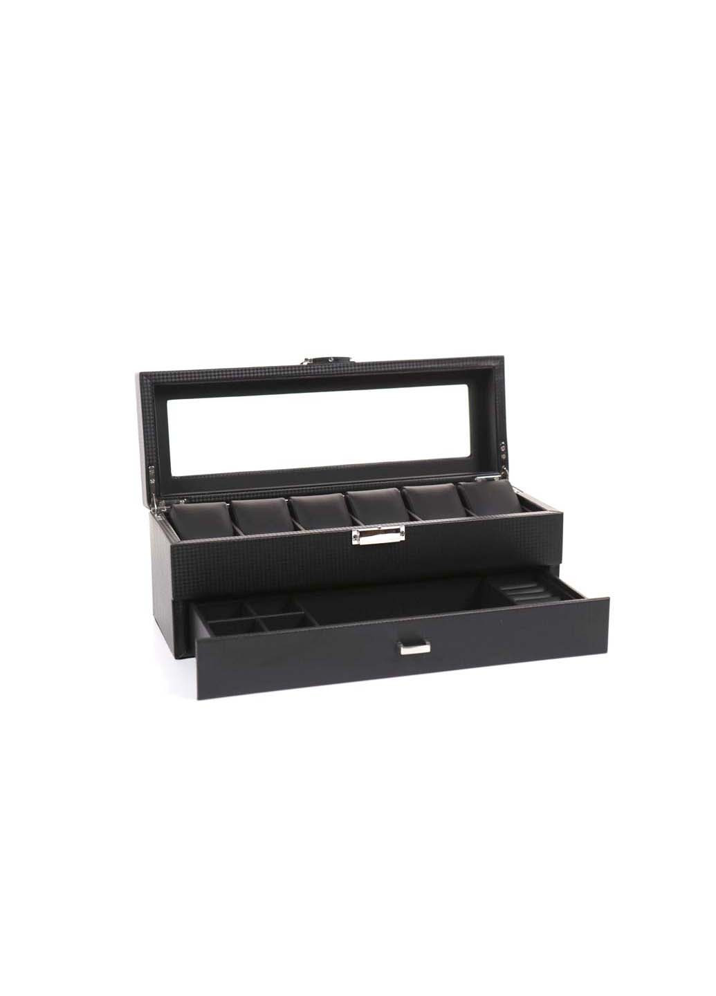 Шкатулка для зберігання годинників 6PU.FIB.JW.BL 34х12х13 Craft (271395167)