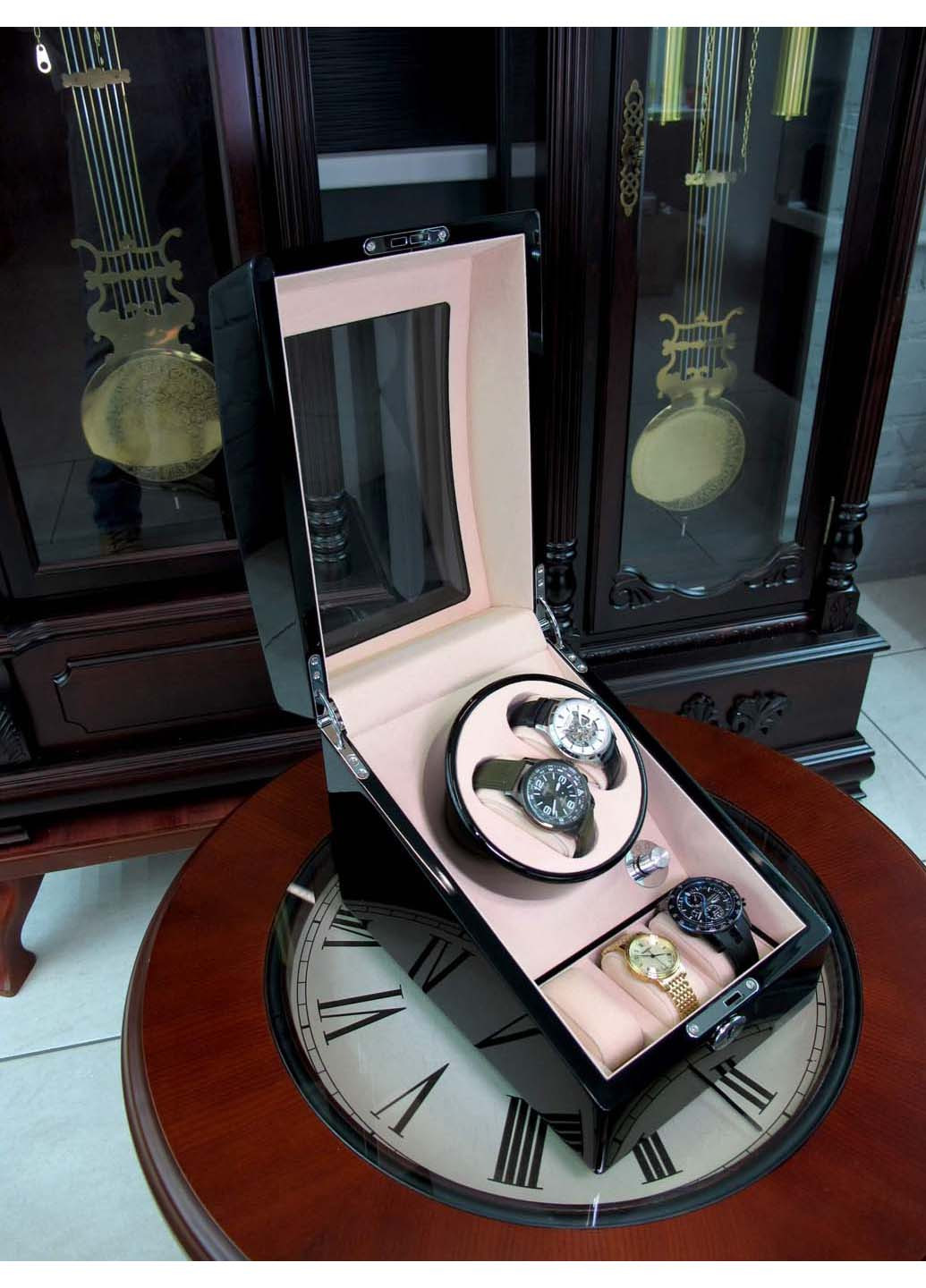 Шкатулка для підзаводу 2 годинників 3024/BC1/F5 1х2 19х26х21,5 Salvadore (271395494)