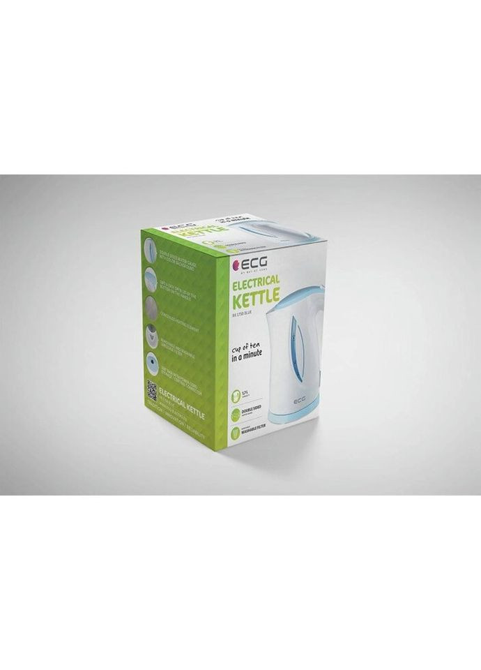 Чайник електричний RK-1758-blue 1.7 л блакитний ECG (271140130)