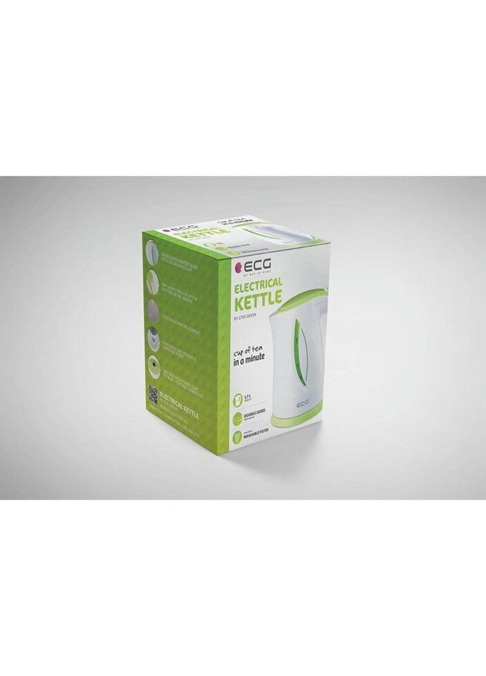 Чайник електричний RK-1758-green 1.7 л зелений ECG (271140549)