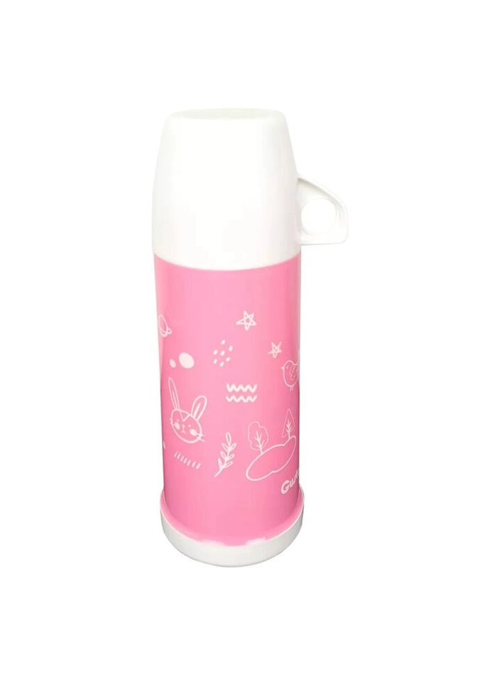 Термос питьевой детский Ушастики GT-118 450 мл розовый Gusto (271140388)