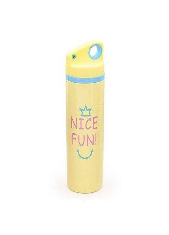 Термос питьевой Nice fun VA-9731-400 400 мл желтый Fissman (271139837)