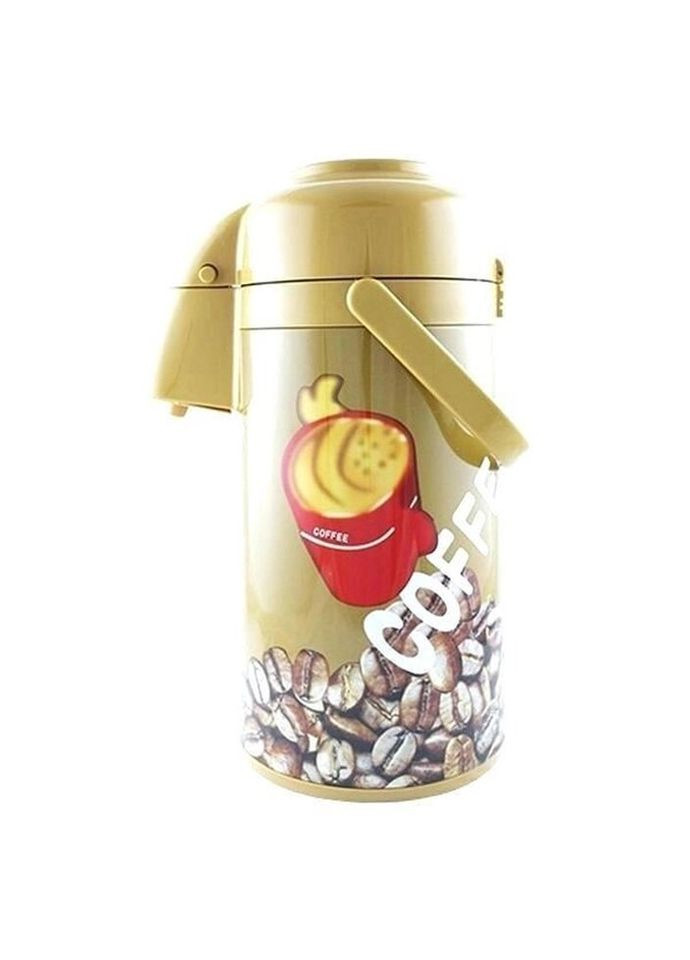 Термос із помпою FRU-265-Mustard 3 л гірчичний Frico (271140150)