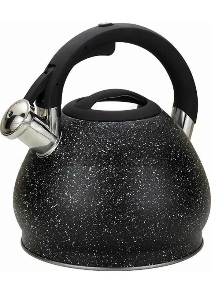 Чайник із свистком EB-1976-Black 3.5 л чорний Edenberg (271139995)