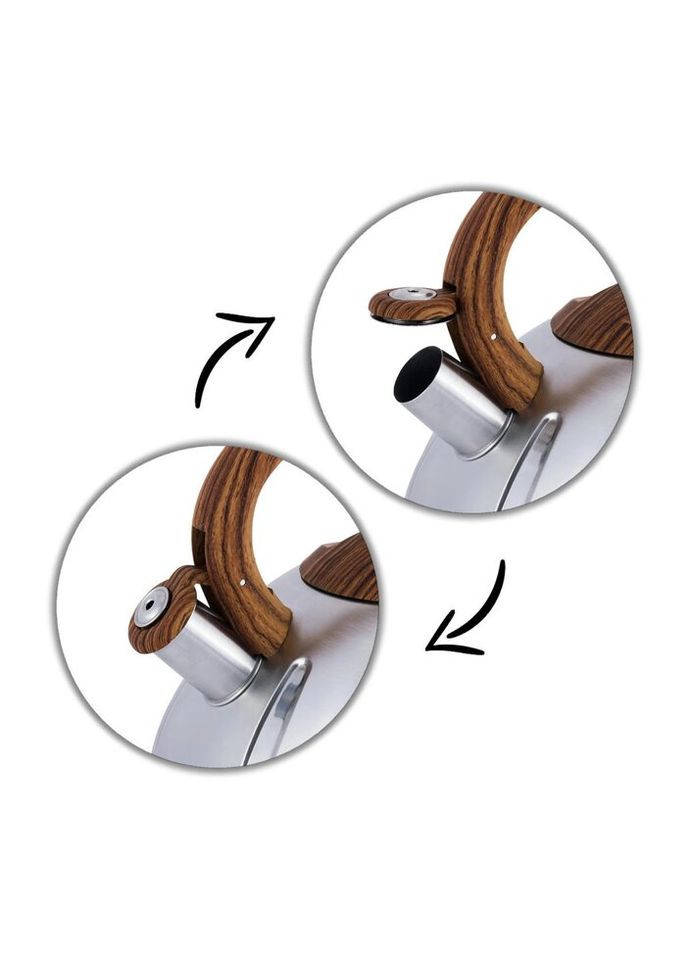 Чайник со свистком KM-0698 5 л Kamille (271139701)