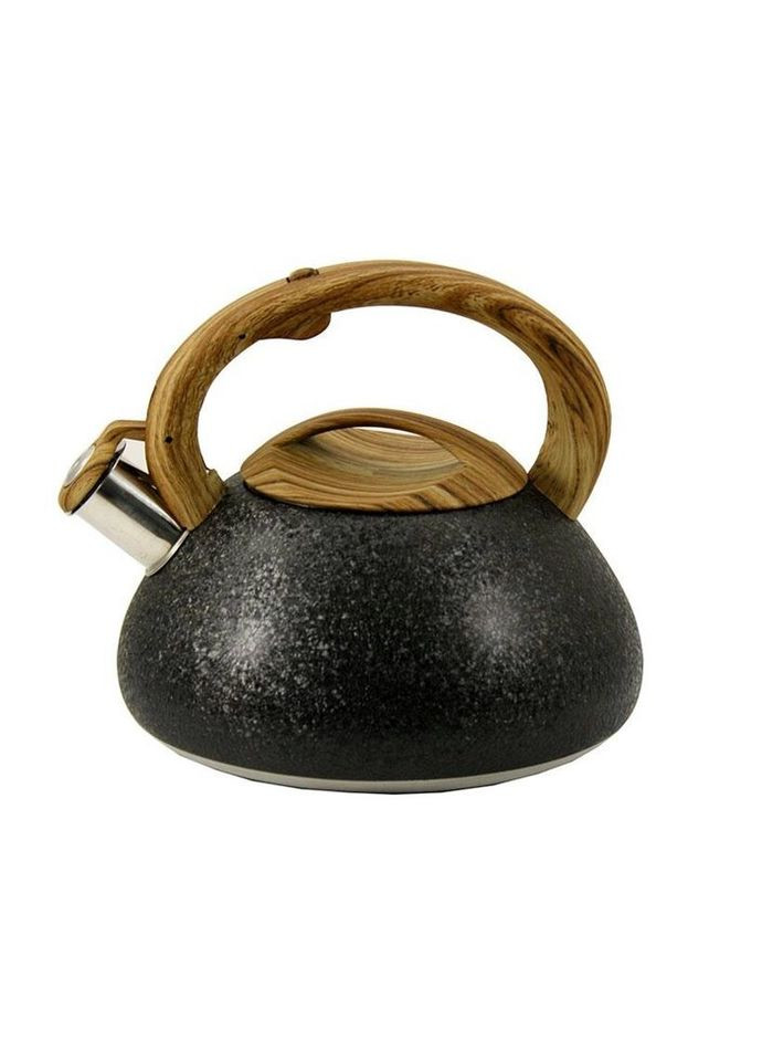 Чайник із свистком 3 л чорний ZB-11-3 Zauberg (271140383)