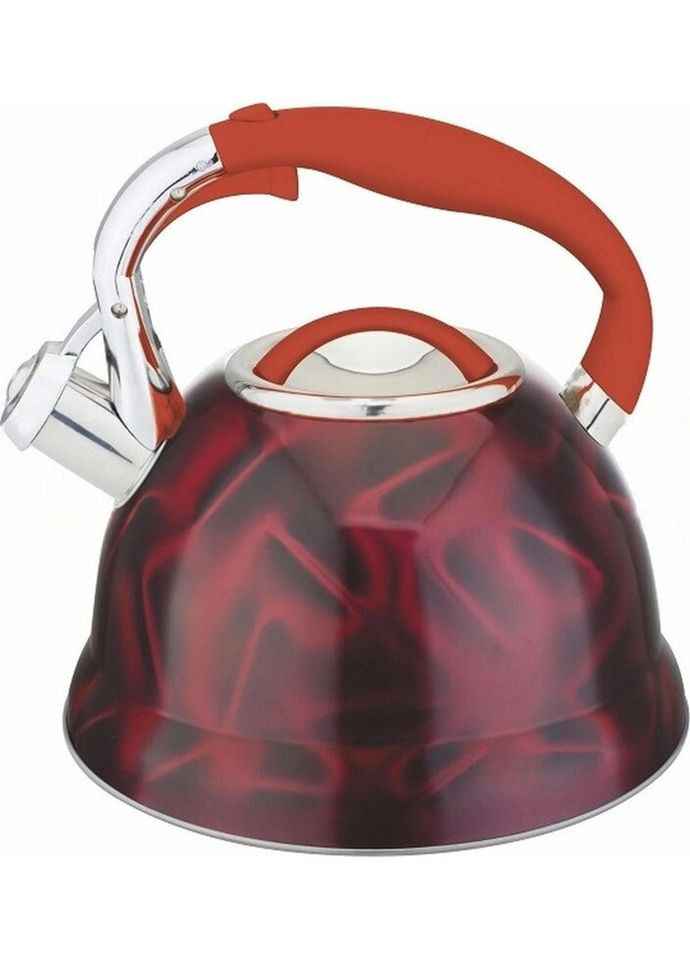 Чайник со свистком EB-1911-Red 3 л красный Edenberg (271140049)