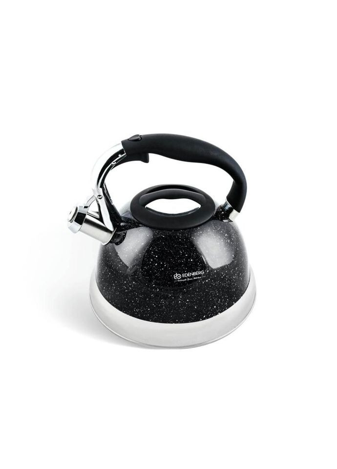 Чайник со свистком EB-1955-Black 3 л черный Edenberg (271139992)