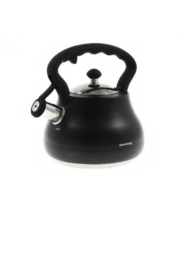 Чайник со свистком KB-7446 2.7 л черный Klausberg (271139800)