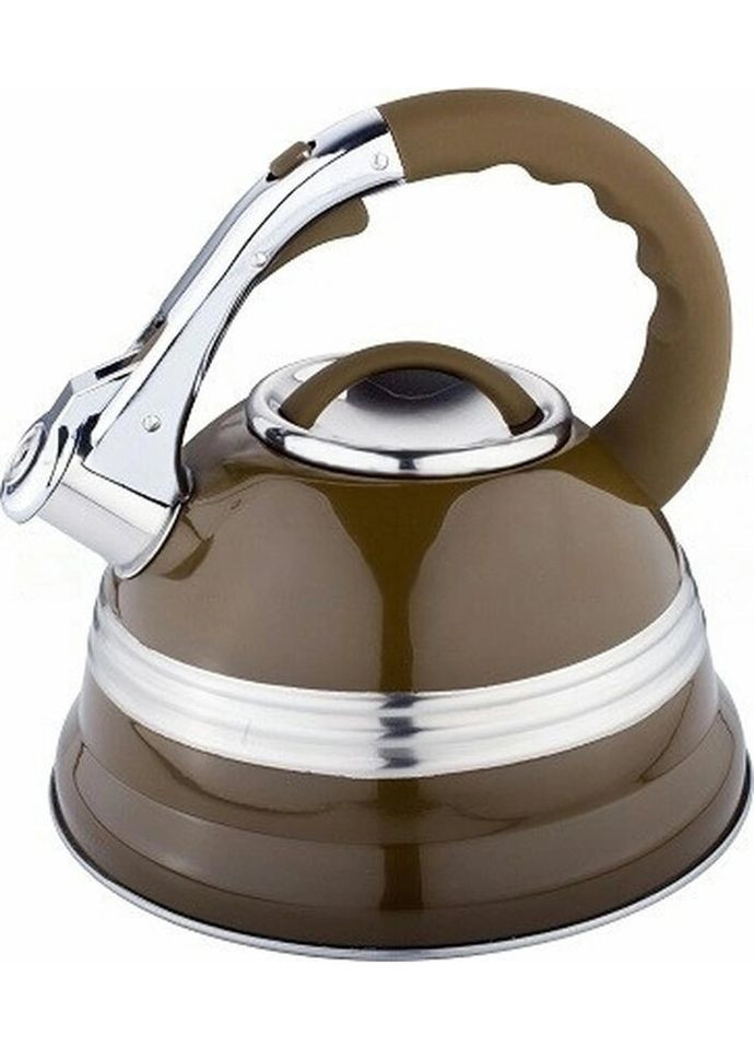 Чайник со свистком EB-1958-Brown 3 л коричневый Edenberg (271140032)