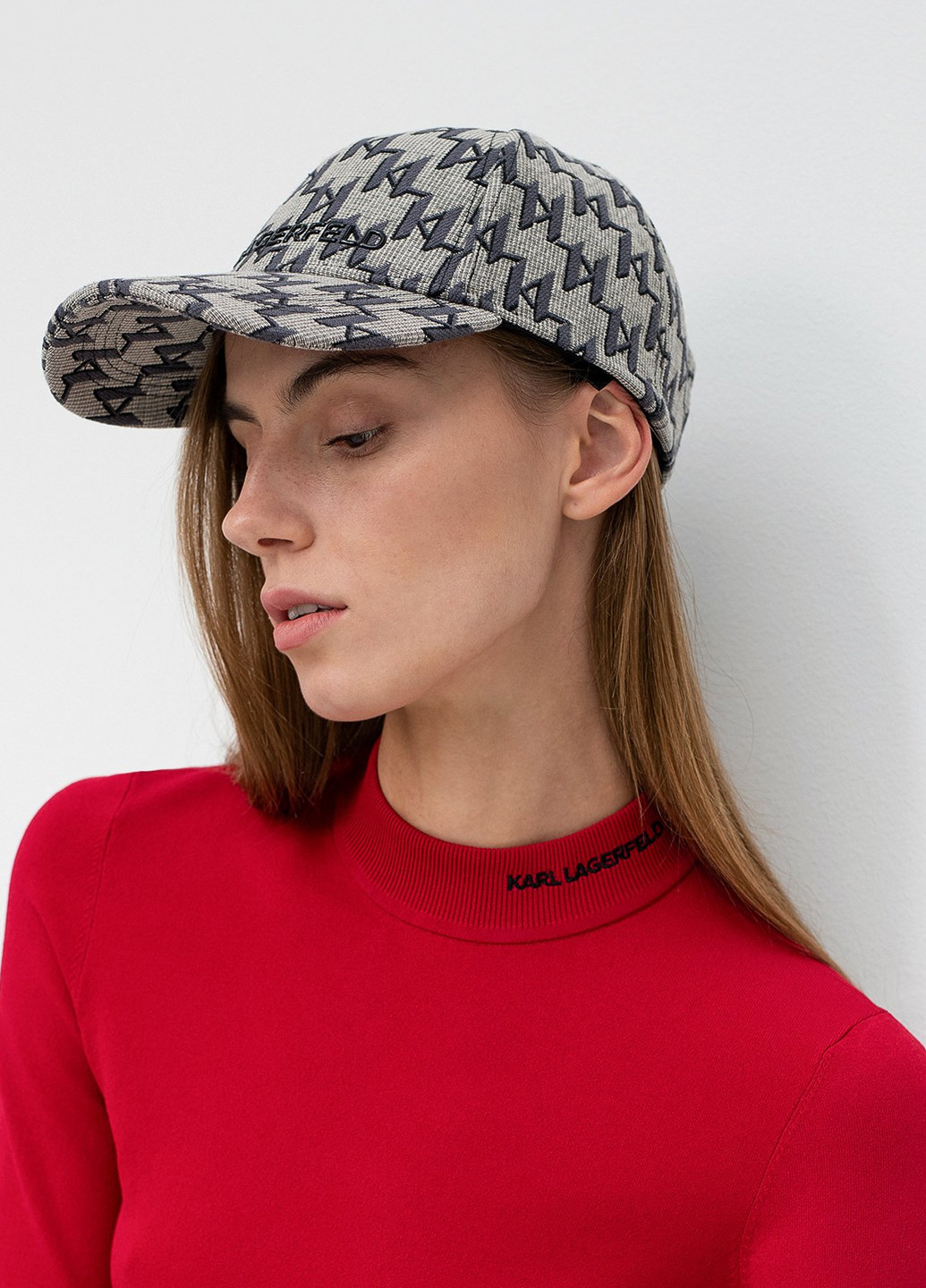 Кепка женская Karl Lagerfeld K/MONOGRAM JKRD CAP (271251958)