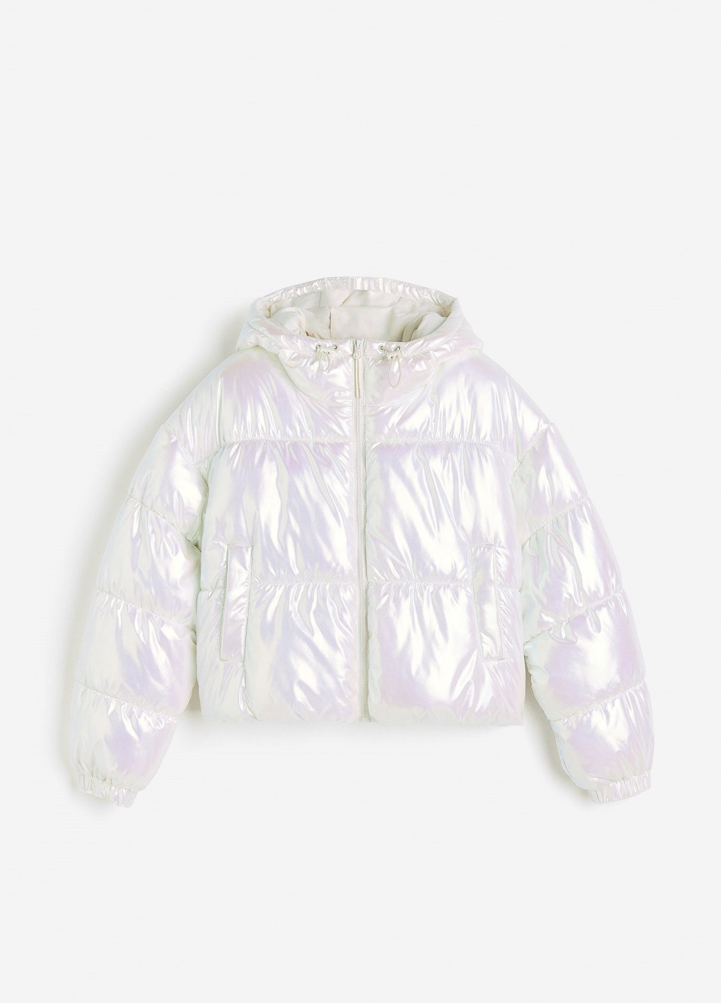 Молочна зимня куртка H&M