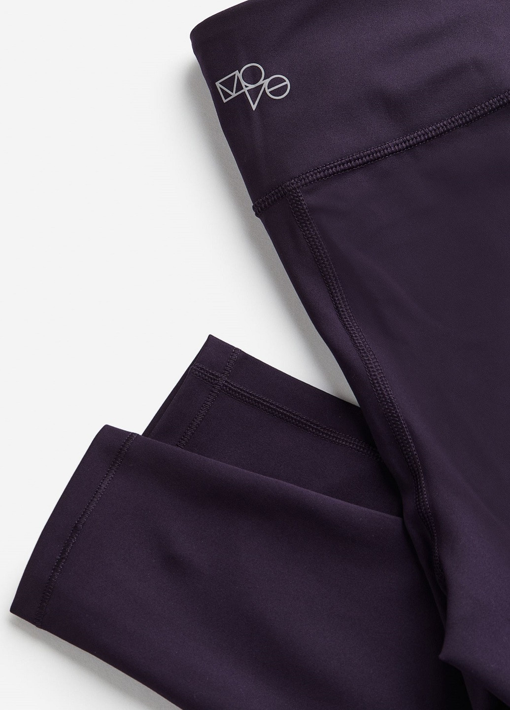 Темно-фиолетовые демисезонные леггинсы H&M