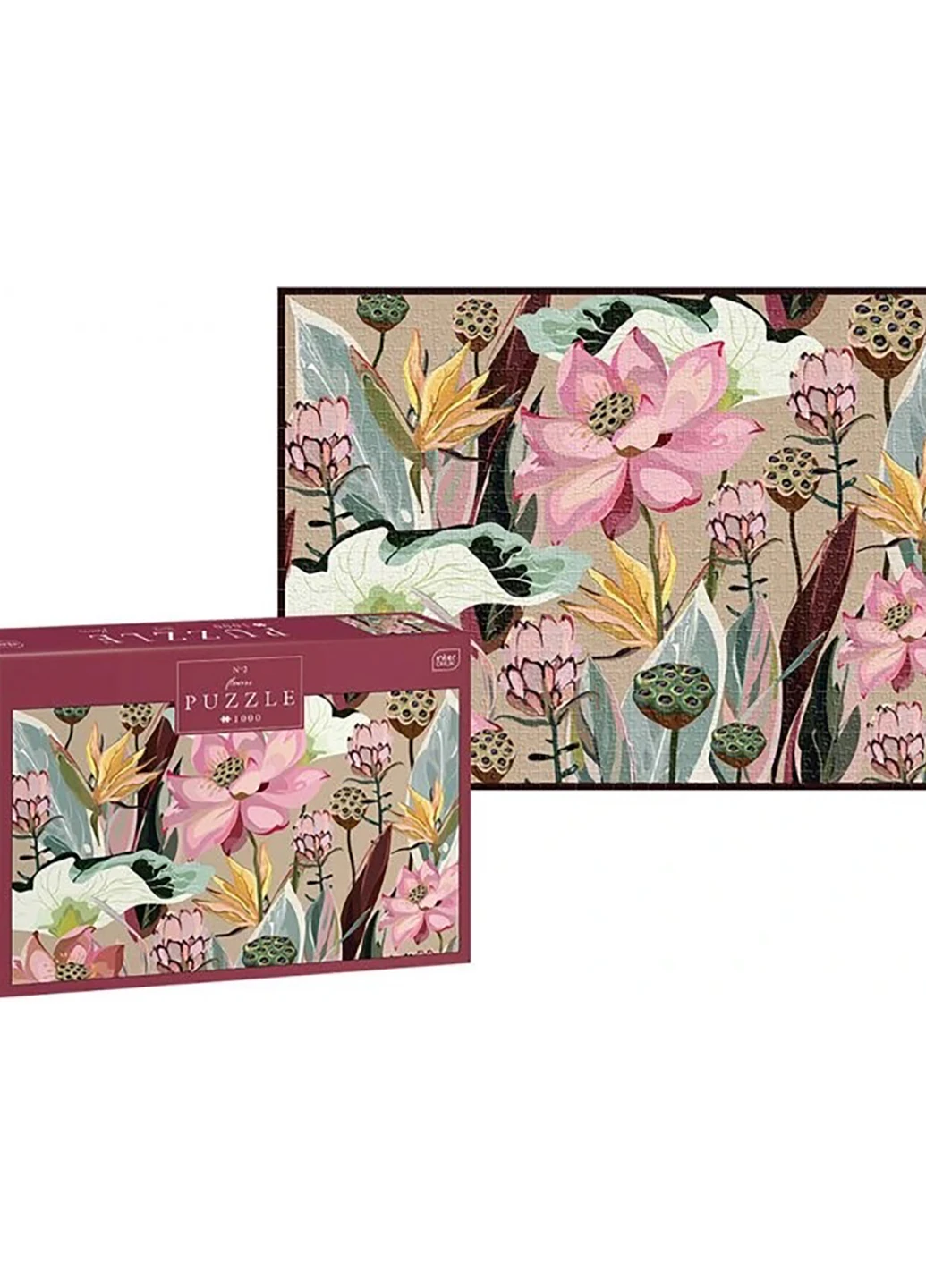 Пазли тришарові панорамні Flowers 326195 Interdruk (271515551)