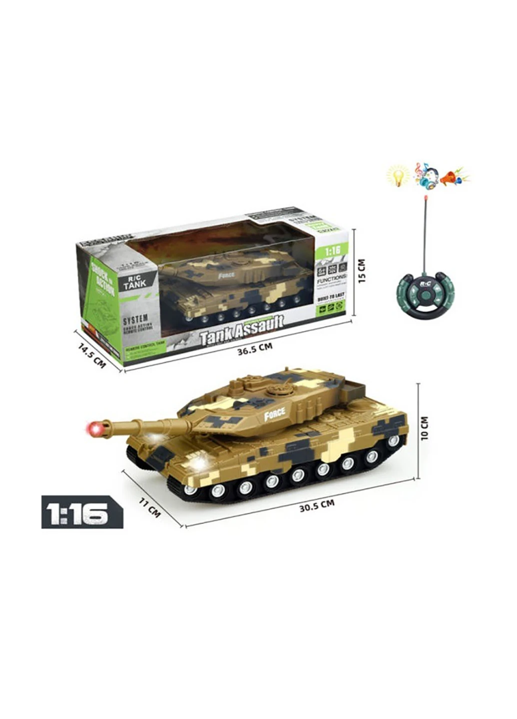 Танк на радиоуправлении J9002B No Brand (271515520)