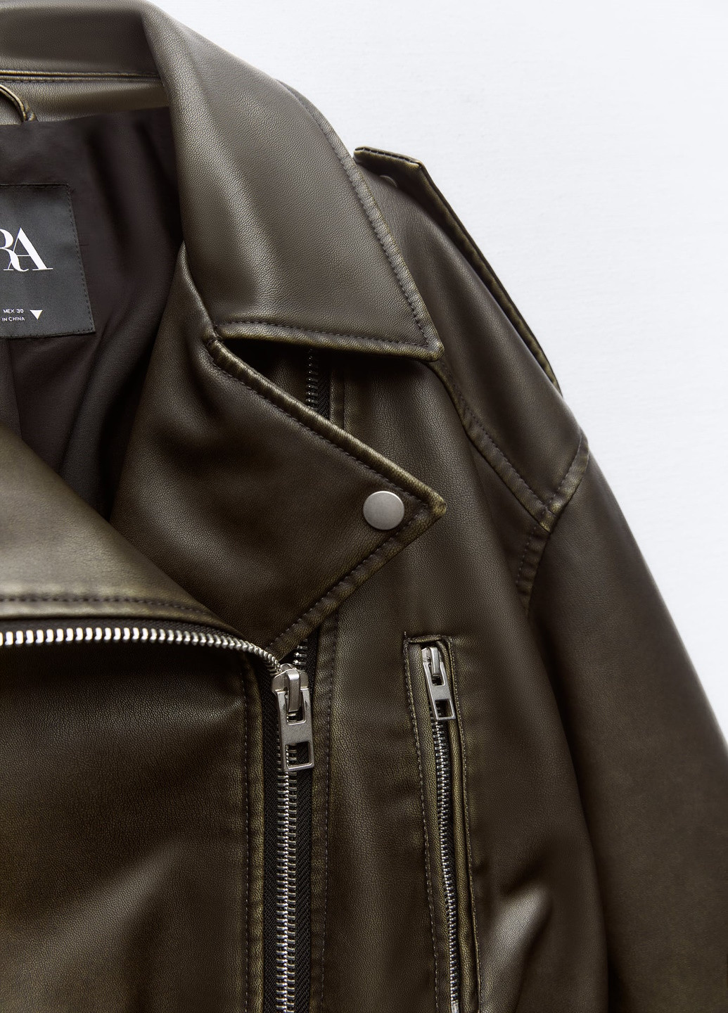 Серо-коричневая демисезонная куртка Zara