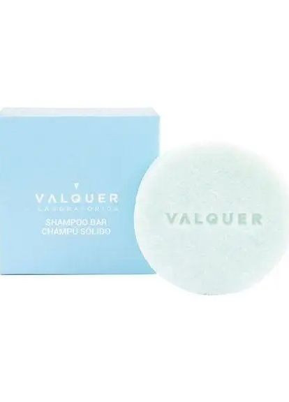 Твердый шампунь Shampoo Bar для нормальных волос, на основе виноградных косточек и алоэ вера, 50 г Valquer (271540387)