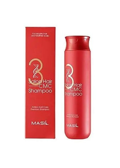 Відновлюючий шампунь з амінокислотним комплексом 3 Salon Hair CMC Shampoo 300ml MASIL (271540374)