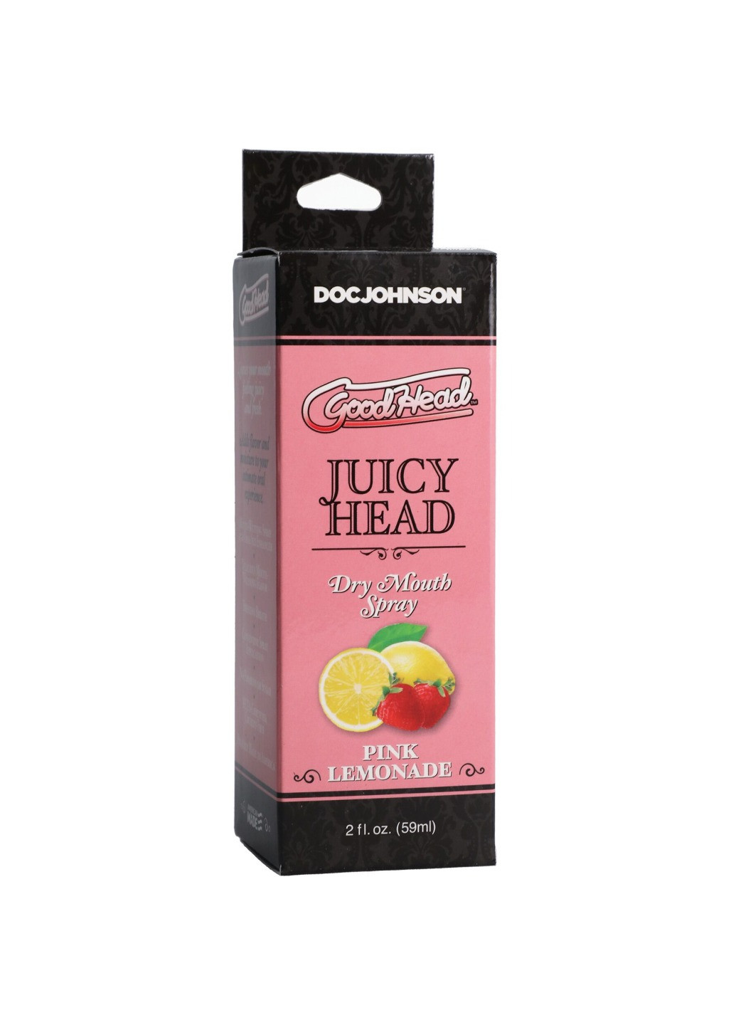 Зволожувальний спрей оральний GoodHead – Juicy Head Dry Mouth Spray – Pink Lemonade 59мл Doc Johnson (276843935)