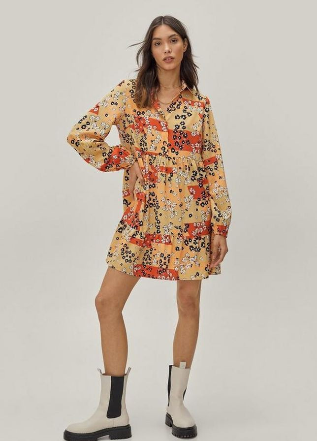 Комбінована сукня Nasty Gal