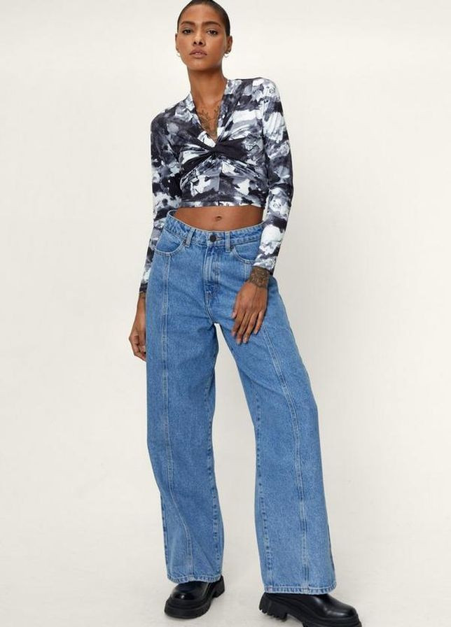 Серая блуза Nasty Gal