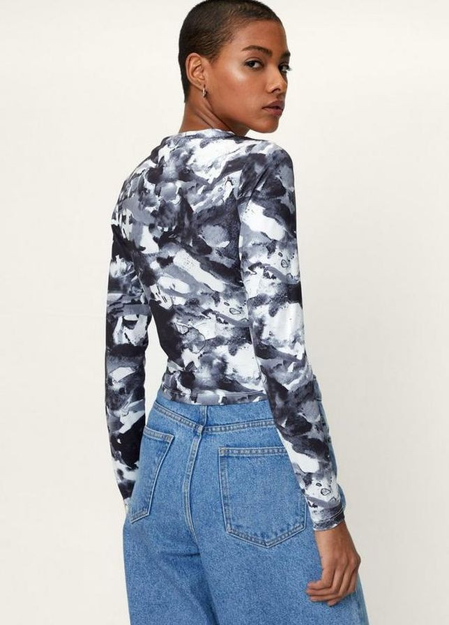 Серая блуза Nasty Gal