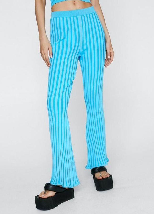 Голубые леггинсы Nasty Gal