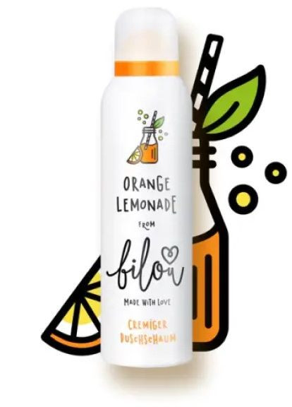 Пінка для душу Orange Lemonade "апельсиновий лимонад", 200мл Bilou (271540341)