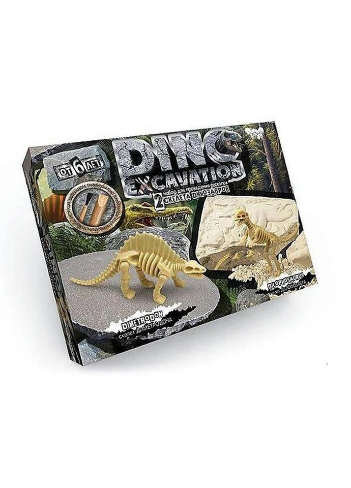 Ігровий набір для розкопок Dino Excavation DEX-01-04-05-06 Danko Toys (271537478)