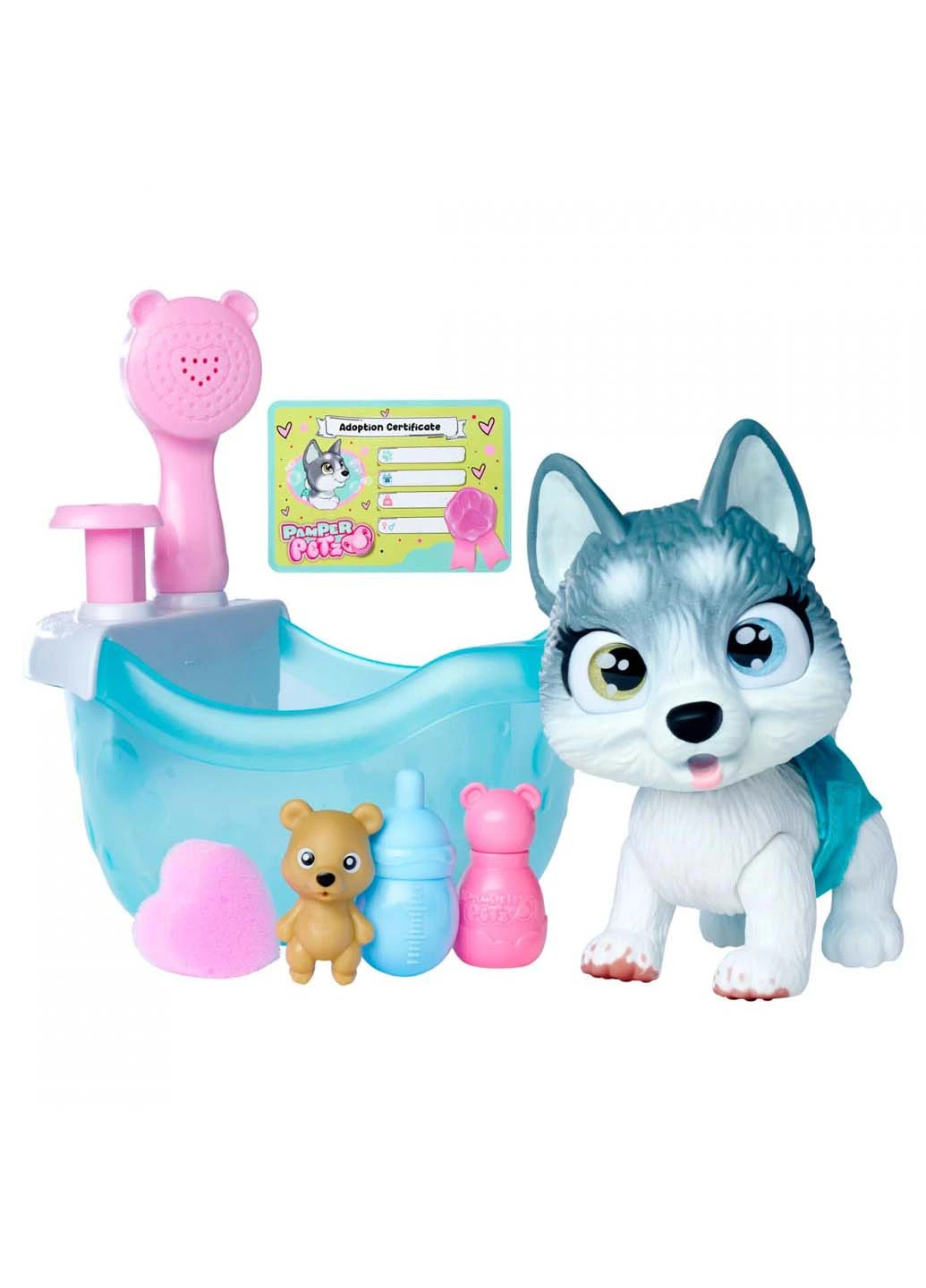 Ігровий набір Pumper Pets Хаски з ванною Simba (271537693)