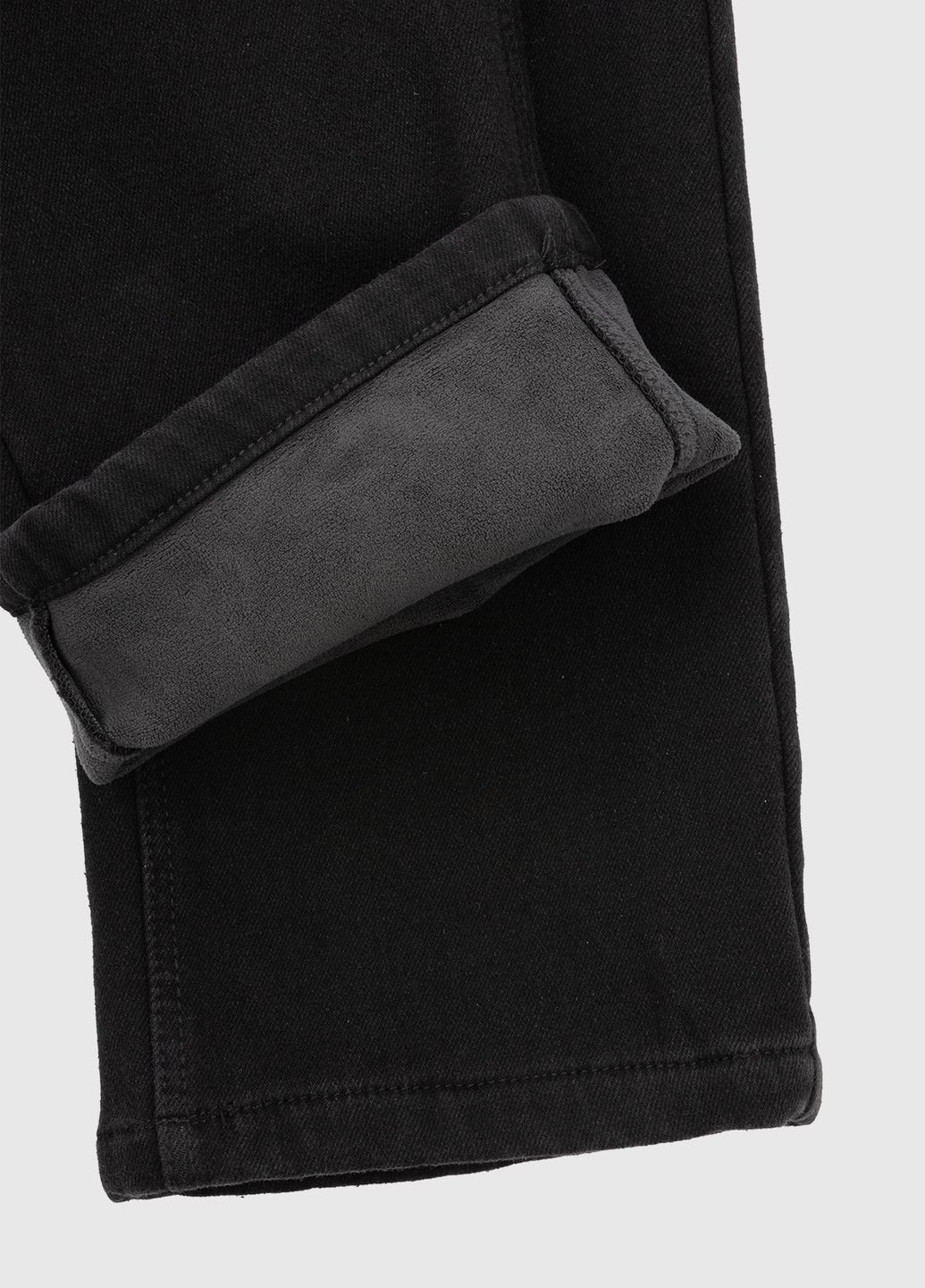 Черные зимние джинсы Yekipeer