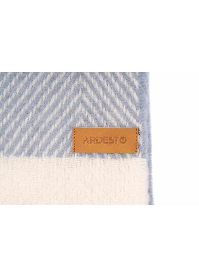 Плед Ardesto Leonardo Bianco ART-0503-LB 140х200 см голубой с белым Fashion (271548672)