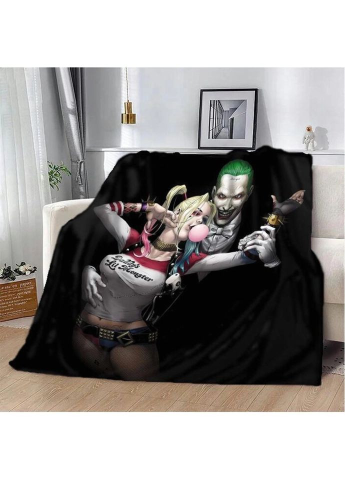 Плед 3D Харли Квинн и Джокер 20222440_A 12231 160х200 см Fashion (271547457)