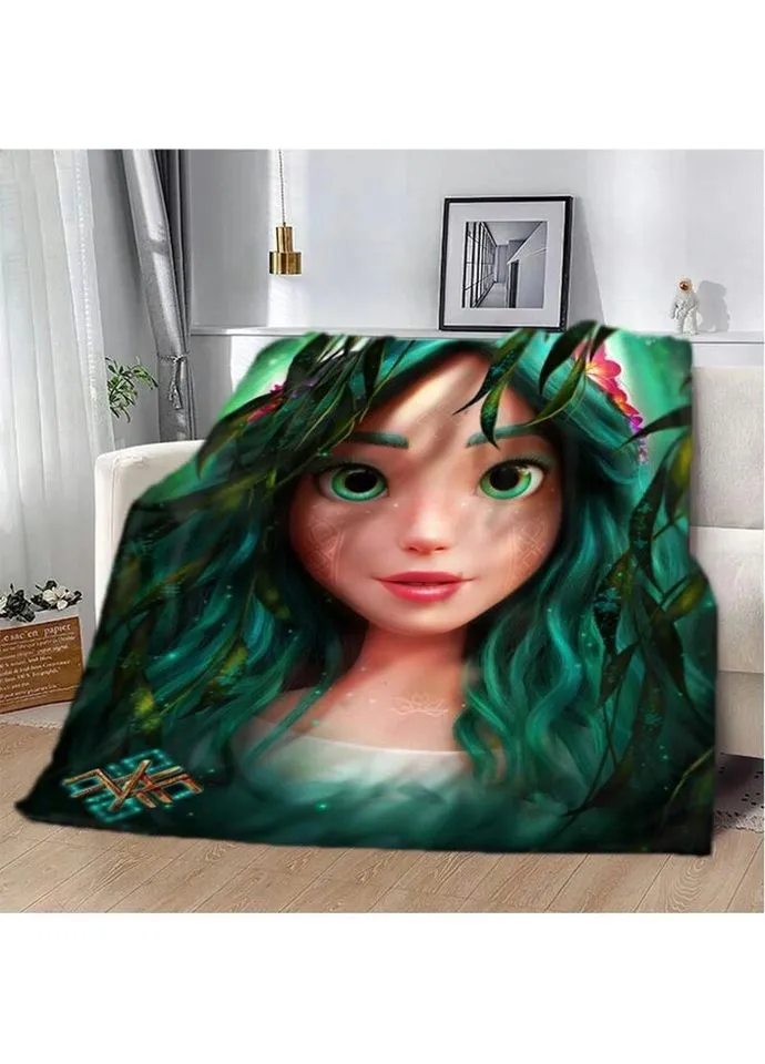 Плед 3D Лісова Мавка 2807_A 13016 160х200 см Fashion (271545532)