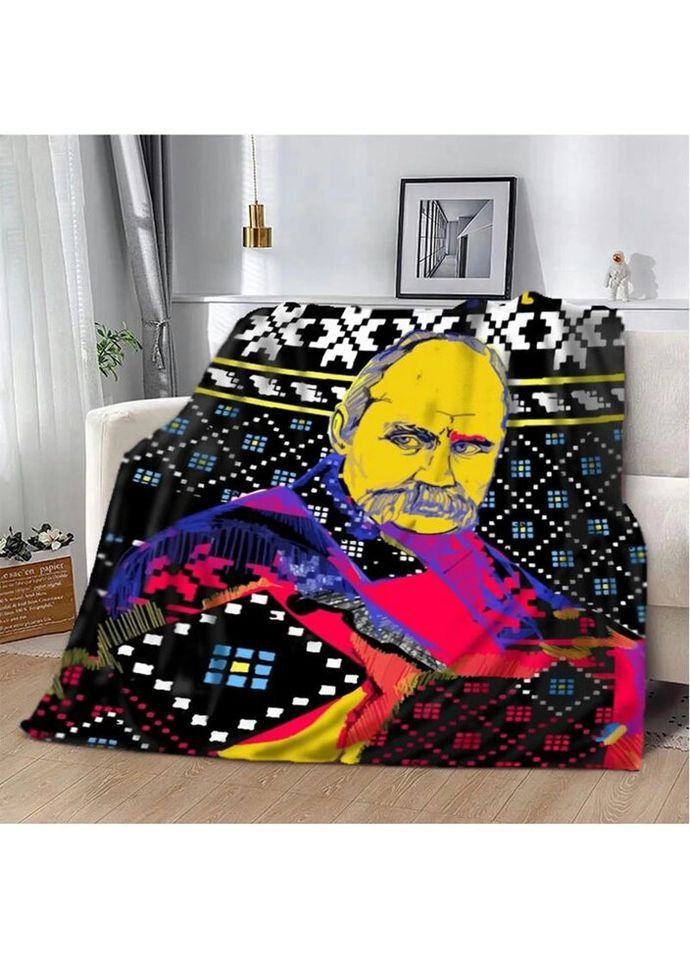 Плед патриотический 3D Свободы и вдохновение 2559_B 12003 135х160 см Fashion (271544871)