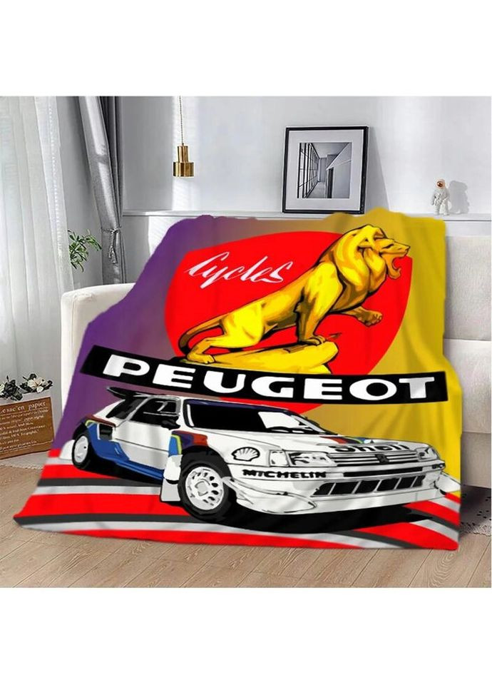 Плед 3D Peugeot 2597_B 12427 135х160 см Fashion (271547560)